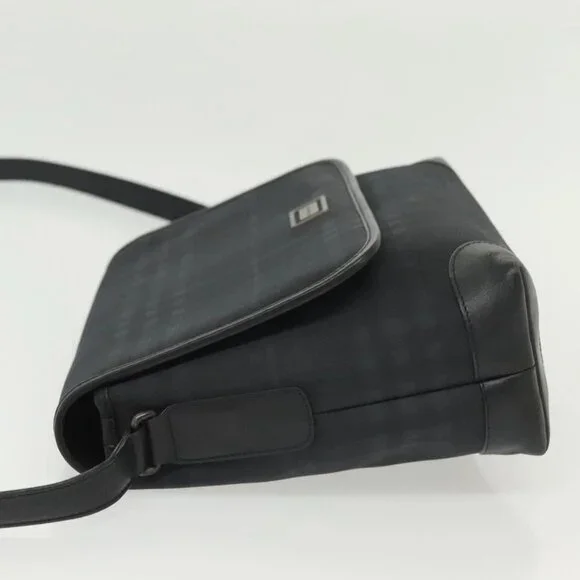 BURBERRY Nova Check Shoulder Bag PVC Navy Auth BA5497 - Picture 5 of 15